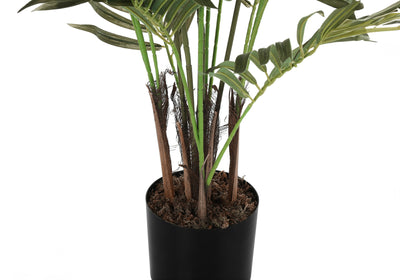 Palmier Areca de 47 po de haut, toucher réel, feuilles vertes – verdure décorative parfaite