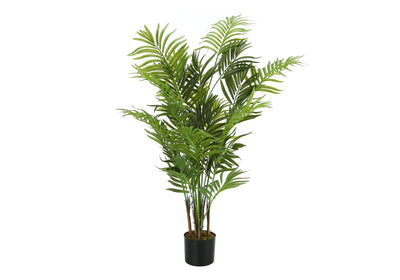 Palmier Areca de 47 po de haut, toucher réel, feuilles vertes – verdure décorative parfaite