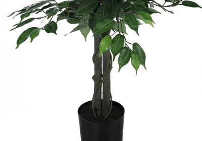 Faux Ficus – Plante artificielle d'intérieur de 147,3 cm de haut pour une décoration élégante.