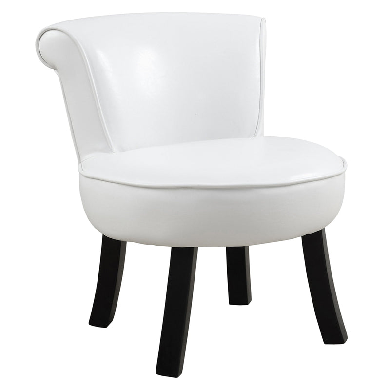 Juvenile Chair - White Leather-Look - I 8155