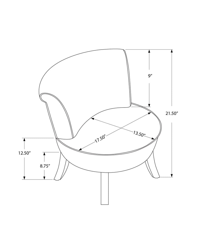 Juvenile Chair - White Leather-Look - I 8155