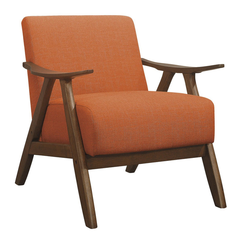 Damala Orange Accent Chair - MA-1138RN-1