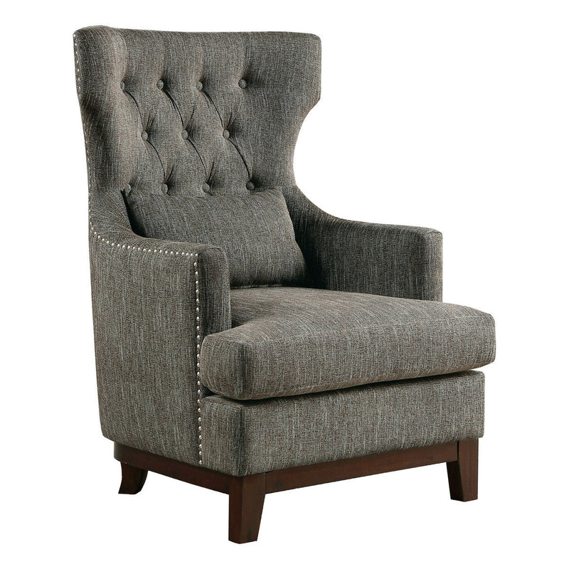 Adriano Collection Brown-Grey Accent Chair - MA-1217F3S