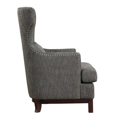 Adriano Collection Brown-Grey Accent Chair - MA-1217F3S