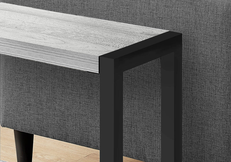 Accent Table - 22"H / Grey / Black Metal - I 2082