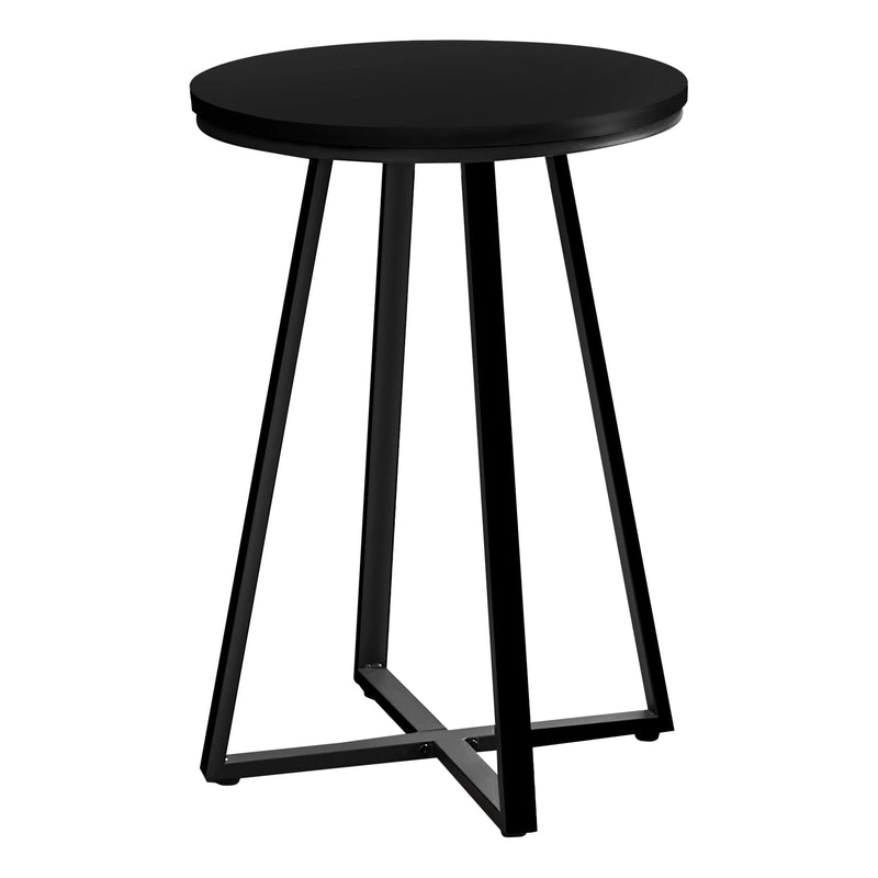 Accent Table - 22"H / Black / Black Metal - I 2175