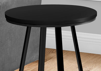 Accent Table - 22"H / Black / Black Metal - I 2175