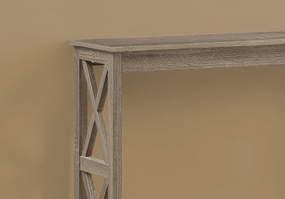 Accent Table - 48"L / Dark Taupe Hall Console - I 2791