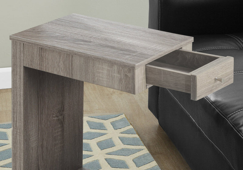 Accent Table - Dark Taupe With A Drawer - I 3191