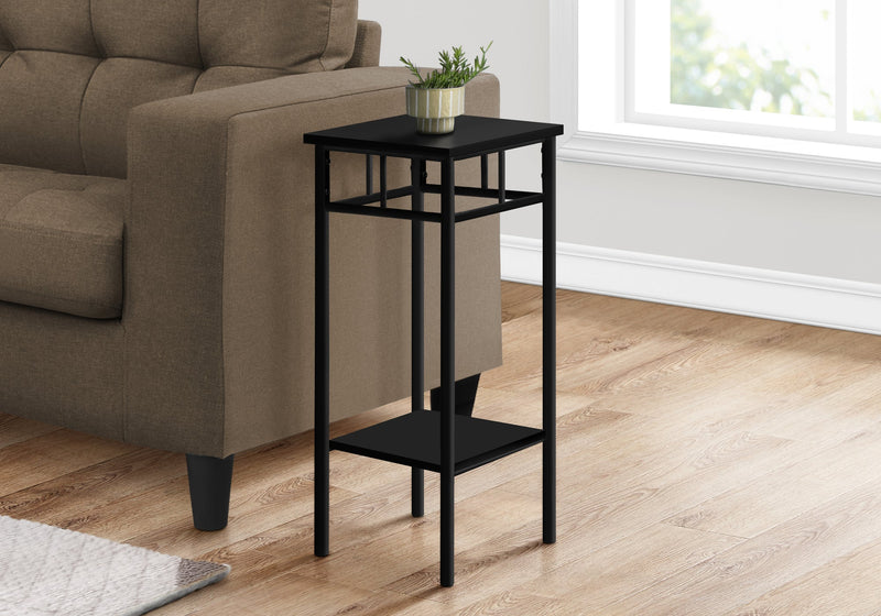 Accent Table - 28"H / Black / Black Metal - I 3278