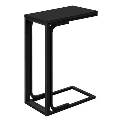 Accent Table - 25"H / Black / Black Metal - I 3477