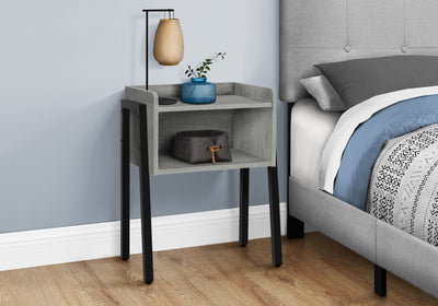 Accent Table - 23"H / Grey / Black Metal - I 3591