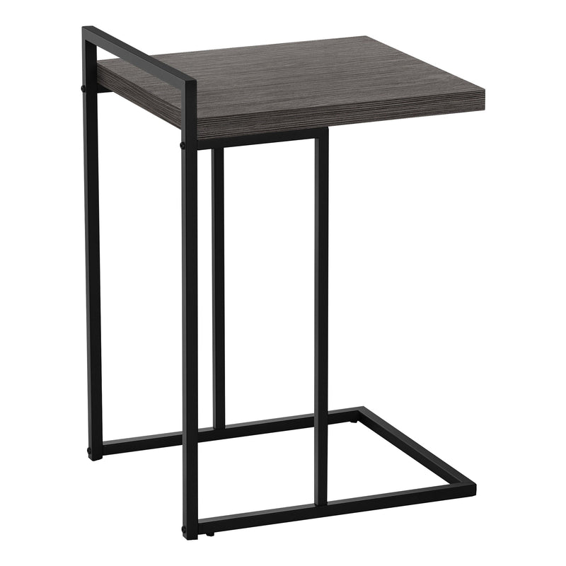 Accent Table - 25"H / Grey / Black Metal - I 3634