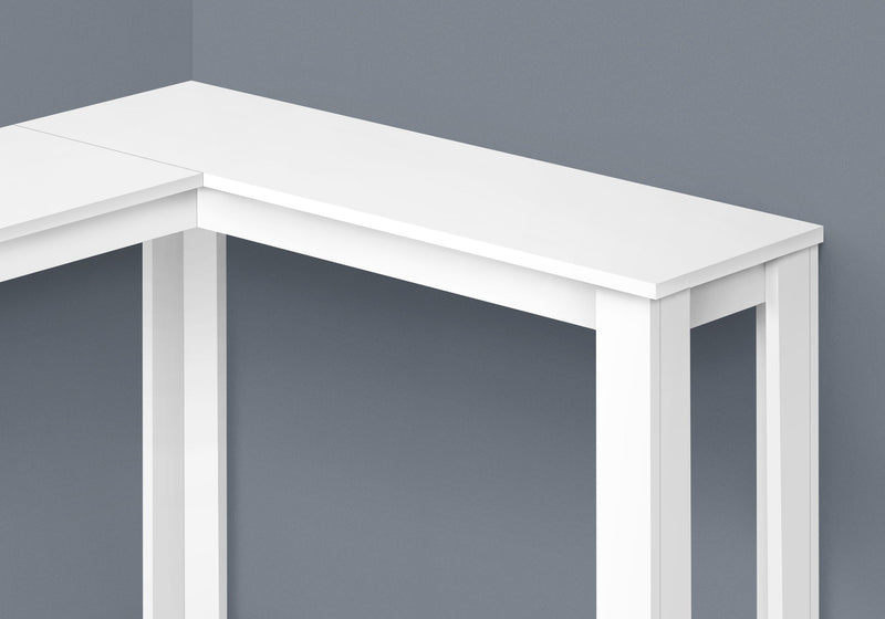 Accent Table - 36" / White Corner Console - I 3656