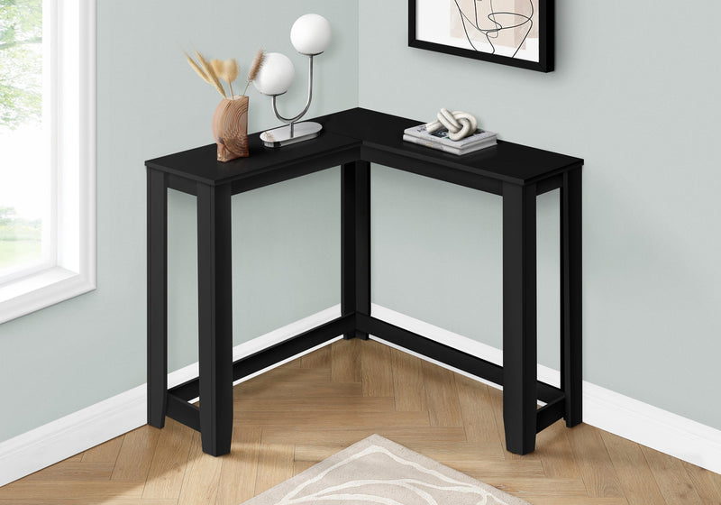 Accent Table - 36" / Black Corner Console - I 3657