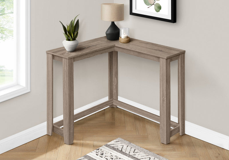 Accent Table - 36" / Dark Taupe Corner Console - I 3659