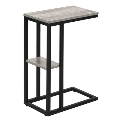 Accent Table - 25"H / Grey / Black Metal - I 3671