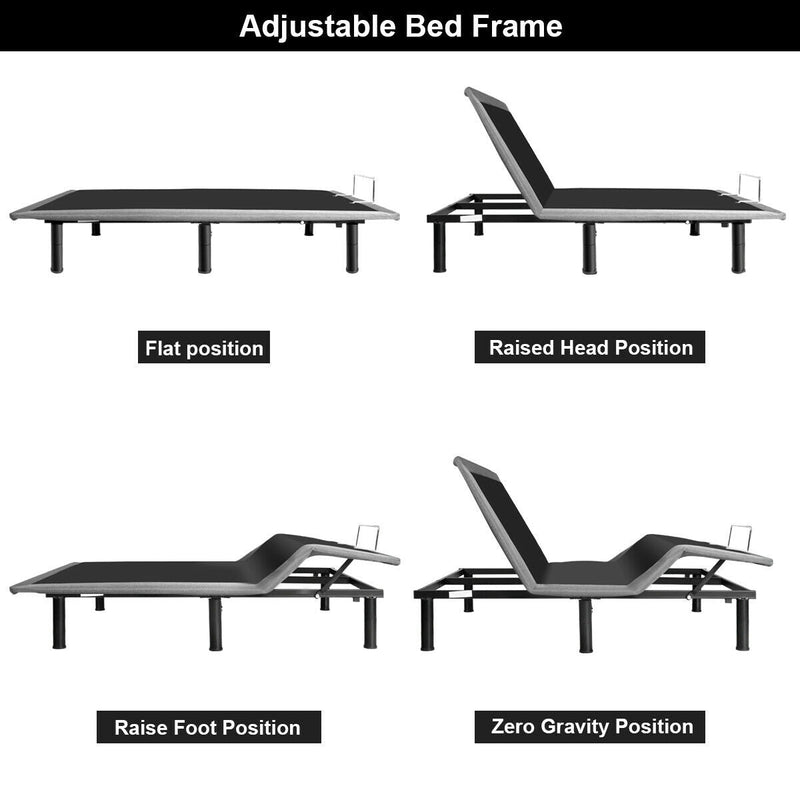 Adjustable Massage Bed w/ Wireless Remote and USB Ports - DS-VIVA-ADJ-Q