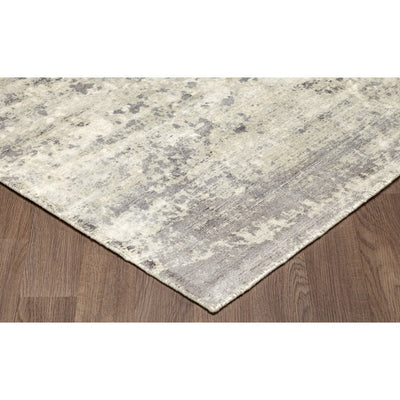 Allure Hand Loomed Viscose Ivory Grey Rug - VI-ALL-58-SH06RAS