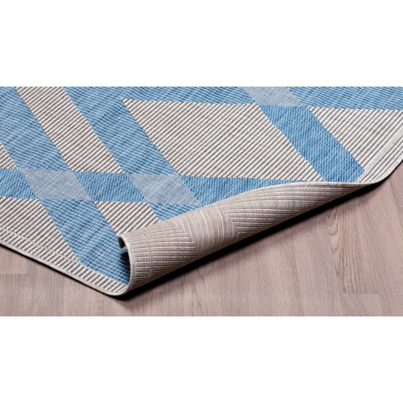 Carnival Indoor-Outdoor Polypropylene Light Grey Blue Rug - VI-CAR-35-2005-GRYBLU