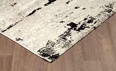 Soft Powerloomed Cream Anthracite Rug - VI-PAN-46-5075D-CRAN