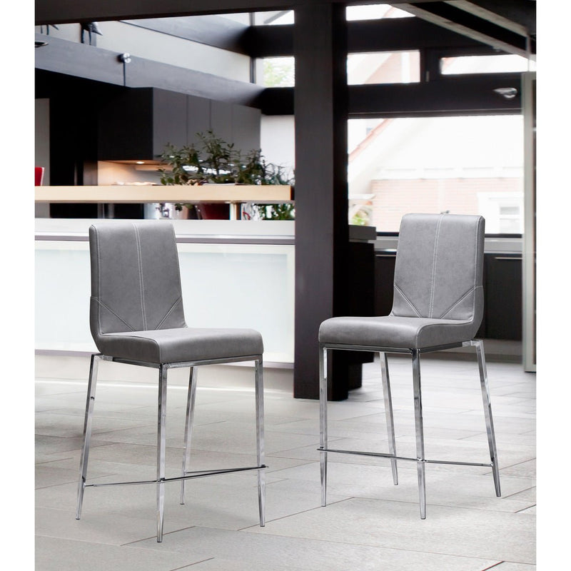 Latte Grey Counter-Height Chair - MA-1135GRY