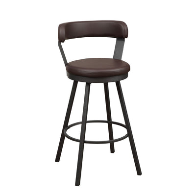 Appert Collection Swivel Pub Height Chair, Brown - MA-5566-29BR