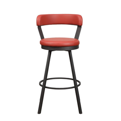 Appert Collection Swivel Pub Height Chair, Red - MA-5566-29RD