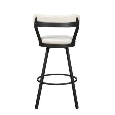 Appert Collection Swivel Pub Height Chair, White - MA-5566-29WT