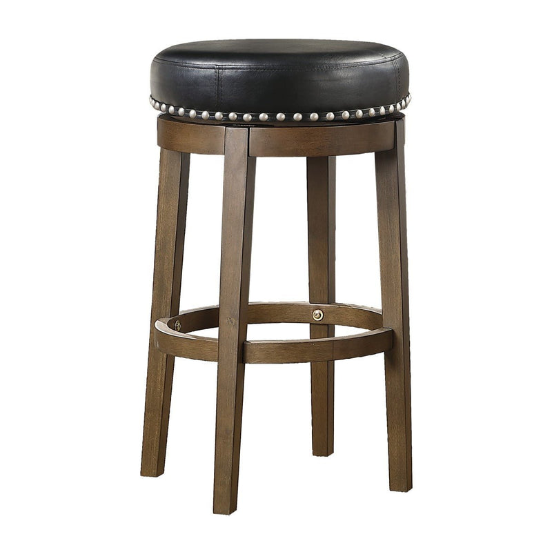 Westby Tall Round Swivel Pub Height Stool, Black - MA-5681BLK-29