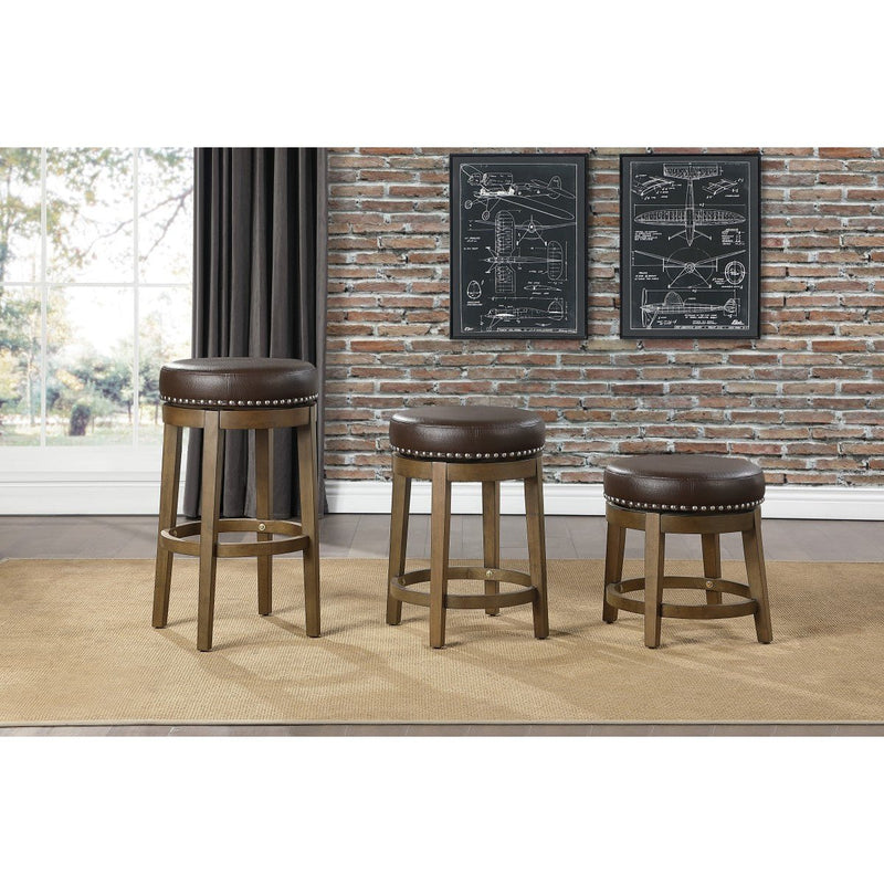 Westby Tall Round Swivel Pub Height Stool, Brown - MA-5681BRW-29