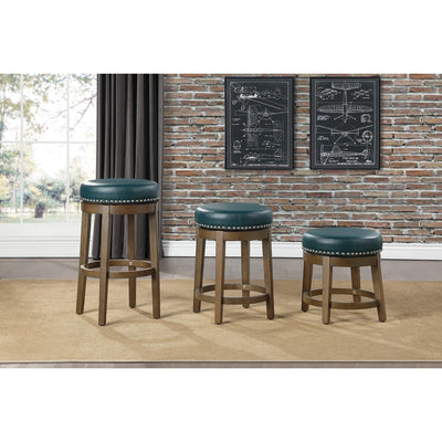 Westby Short Round Swivel Stool, Green - MA-5681GEN-18