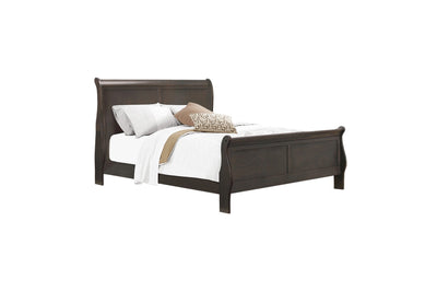 Coastal Grey Sleigh Bed - BO-LP-KB/MA-2147KSG-1