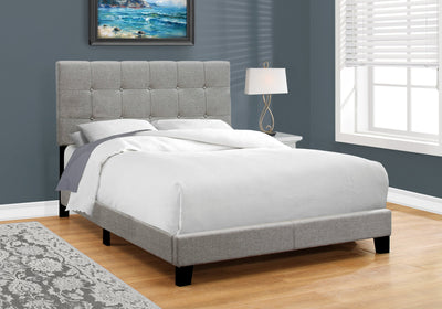 Bed - Full Size / Grey Linen - I 5920F