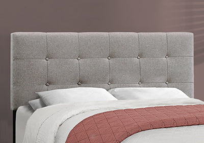 Bed - Queen Size / Grey Linen - I 5920Q