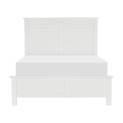 Blaire Farm White Queen Bed - MA-1675W-1*