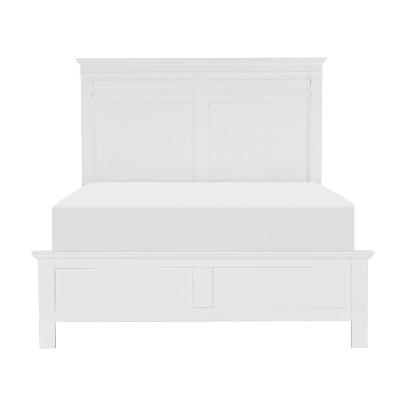 Blaire Farm White Queen Bed - MA-1675W-1*