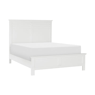 Blaire Farm White Queen Bed - MA-1675W-1*