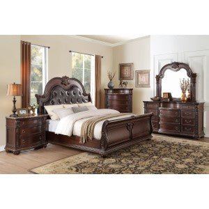 Cavalier Queen Sleigh Bed - MA-1757-1*