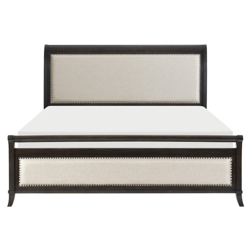 Hebron Upholstered King Bed - MA-1923NBK