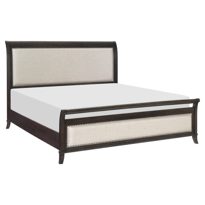 Hebron Upholstered King Bed - MA-1923NBK