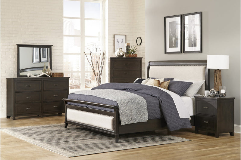 Hebron Upholstered Queen Bed - MA-1923NBQ