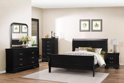 Beverly hills Bedroom Collection - Bo-LP-Bl-Q-5Pcs