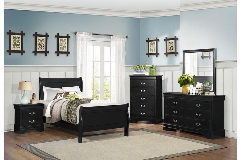 Beverly hills Bedroom Collection Bed - Bo-LP-Bl-S-Bed