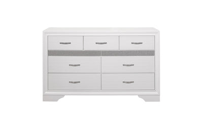 White Luster Bedroom Collection - MA-1505W-5pcsQ