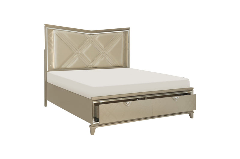 Bijou Bedroom Collection w/ LED back-lighting - MA-1522-7PcsK