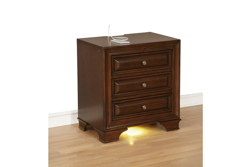 Cherry brown nightstand