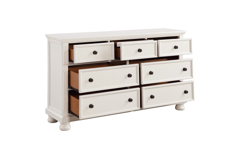 Laurelin White Bedroom Collection - MA-1714W-7PcsK