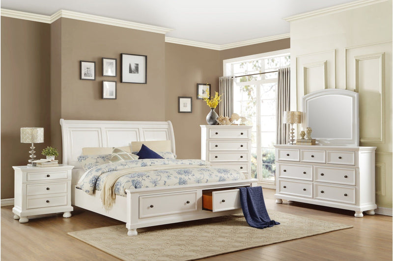 Laurelin White Bedroom Collection - MA-1714W-7PcsK