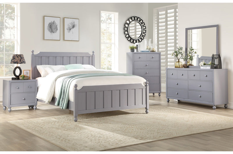 Wellsummer Grey Bedroom Collection - MA-1803-7PcsD